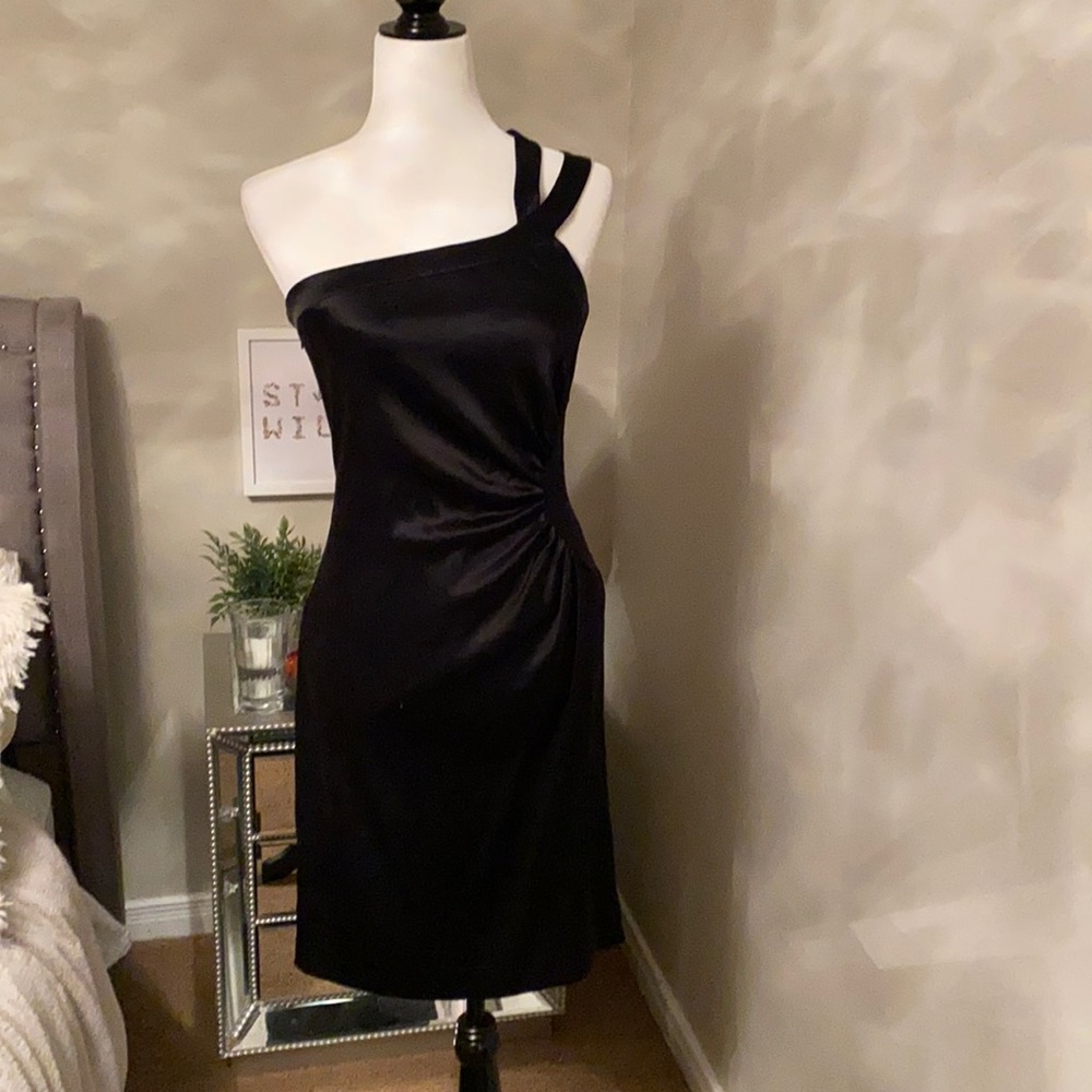 Black cocktail dress